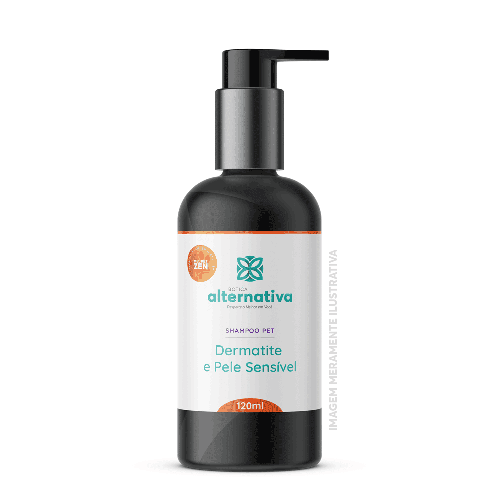 Shampoo PET Dermatites e Pele Sensível 120mL Botica Alternativa