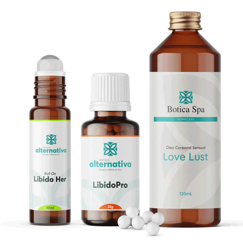 Kit Libido Feminina Natural + Seguro Botica Alternativa