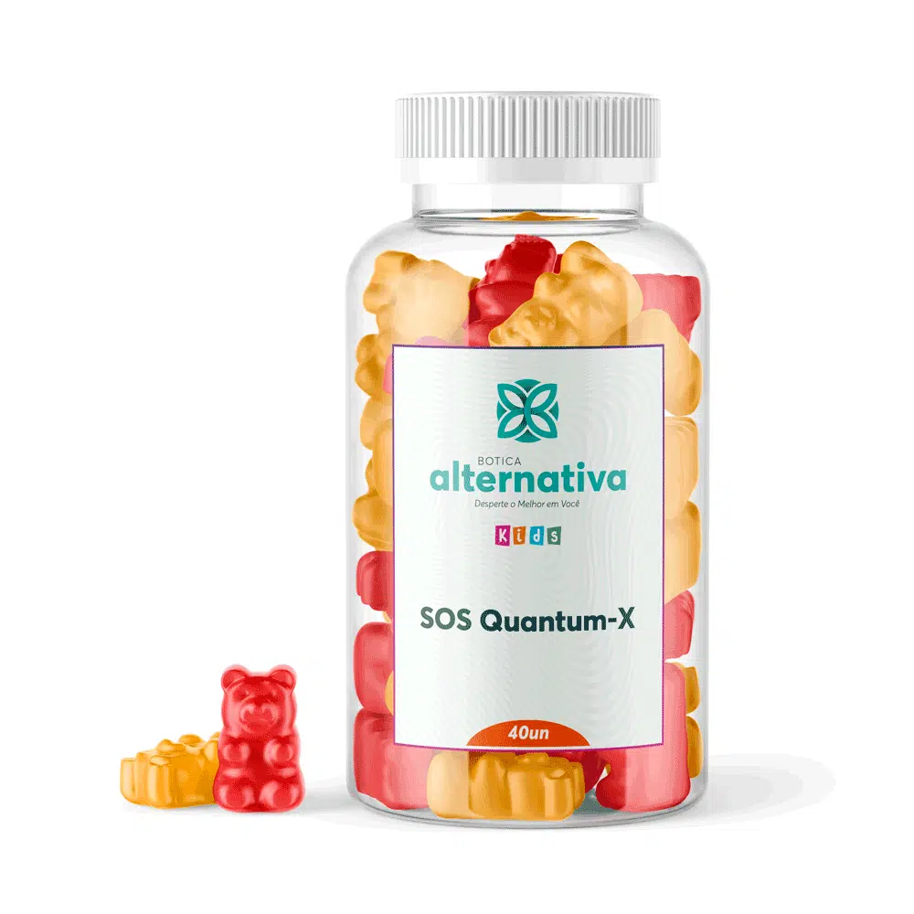 SOS QuantumX Gummies Kids 40un Botica Alternativa